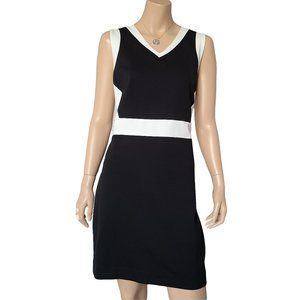 SPANNER Black & White Sleeveless Dress 10